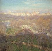 Metcalf, Willard Leroy, Early Spring Afternoon-Central Park